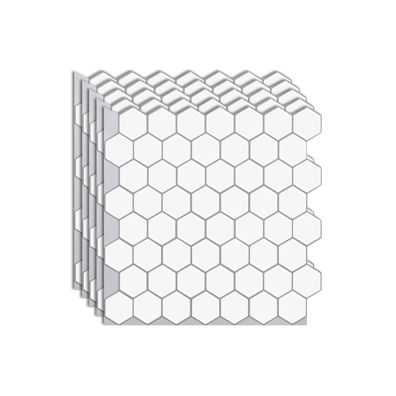 BowLift | Hexagon Wall Tile Fat-Resistant Steel and Kitchen Paper Wallpaper
