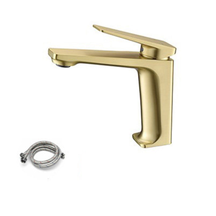 BowLift | Glam Copper Vessel Faucet Lever Handles Low Arc Vessel Faucet for Bathroom