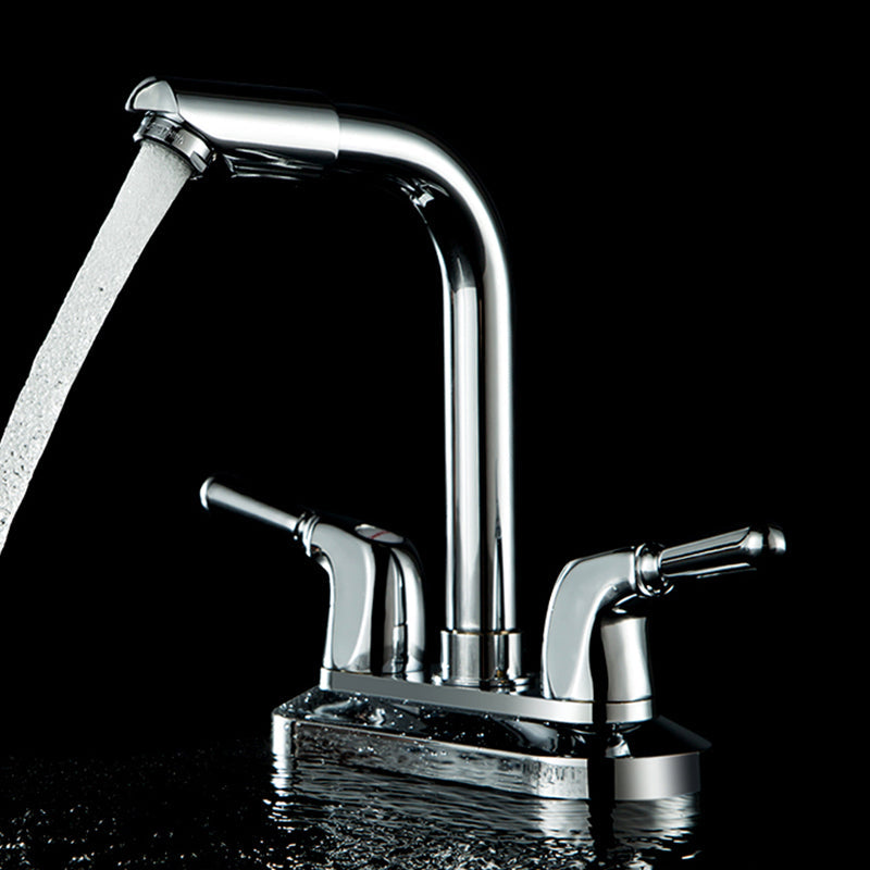 BowLift | 2-Handle Modern Vessel Sink Faucet Three-Way Bathroom Faucet