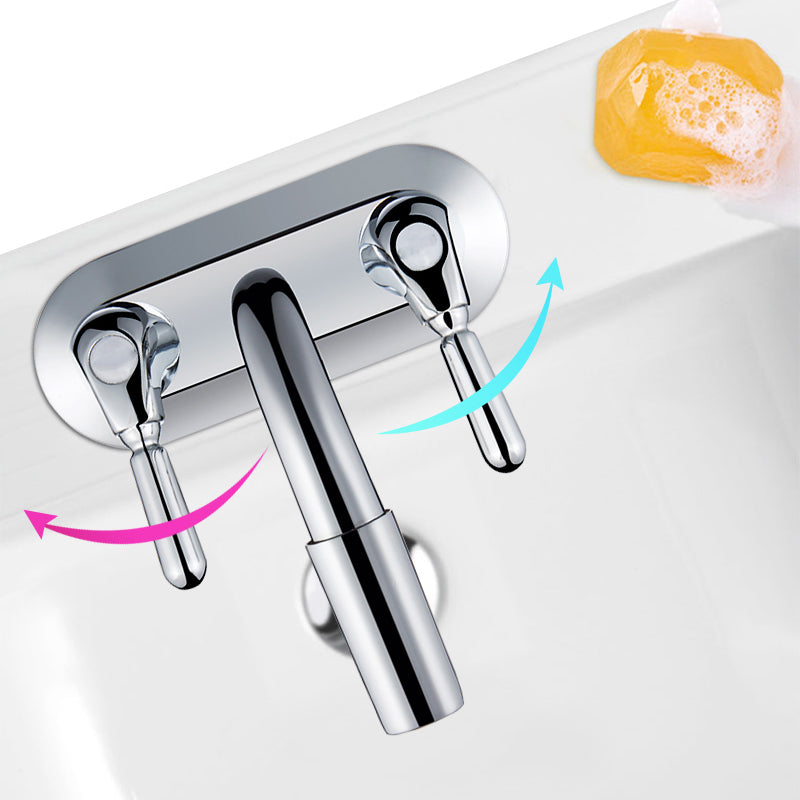 BowLift | 2-Handle Modern Vessel Sink Faucet Three-Way Bathroom Faucet