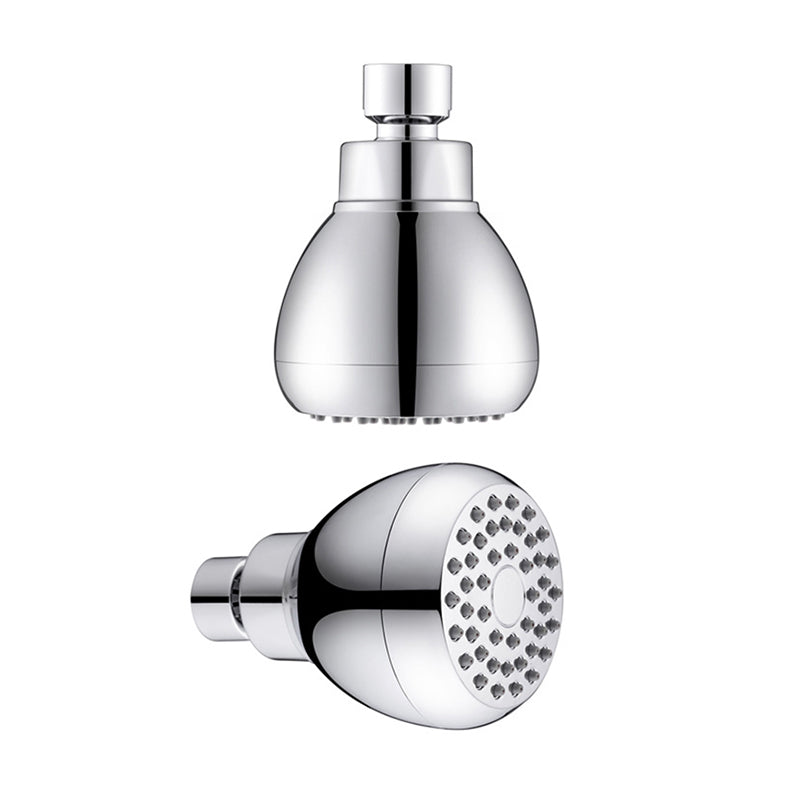 BowLift | Silver Round Shower Head Standard Spray Pattern Wall Mounted Shower Head