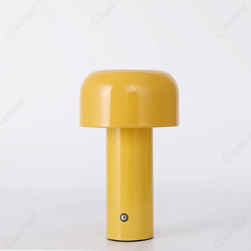 BowLift | Italian Designer Mushroom Table Lamp Night Light - Portable Cordless Touch Lamp