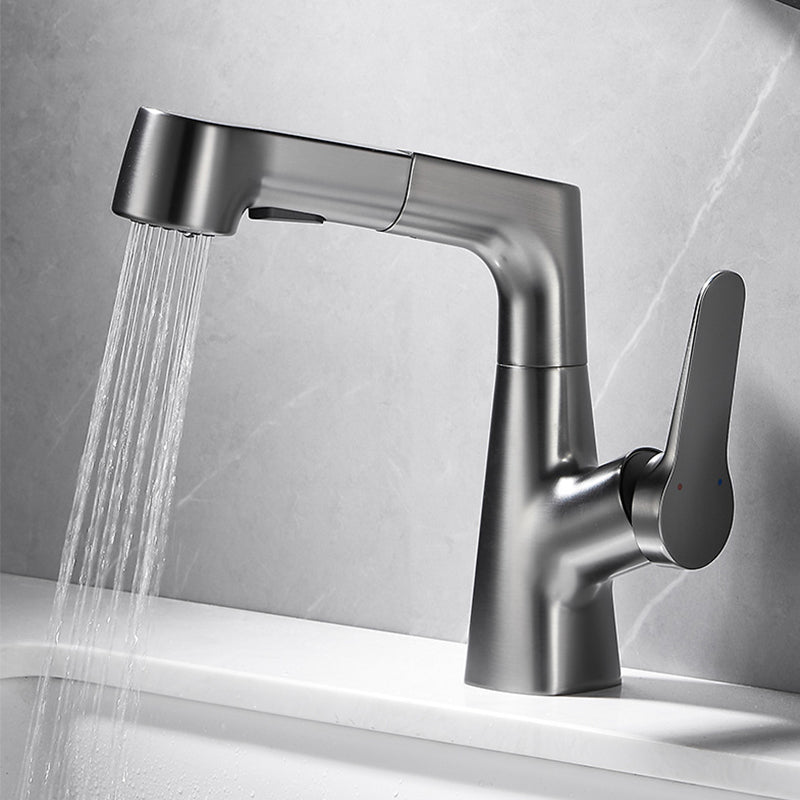 BowLift | Extendable Vessel Water Tap Modern Sink Faucet with a Lever Handle