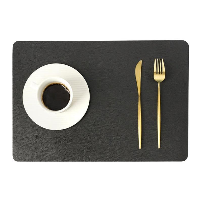 BowLift | Modern rectangular waterproof PU leather placemats