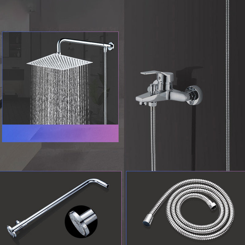 BowLift | Modern Showerhead Combination Double Showerhead Stainless Steel Wall Mounted Showerhead