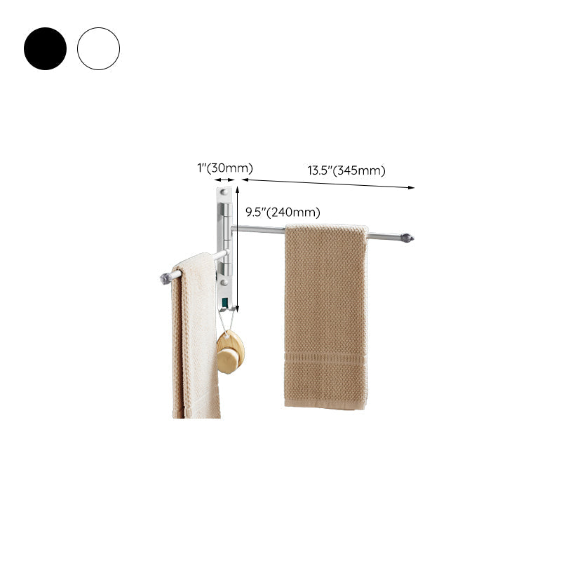 BowLift | 2-piece towel bar made of stainless steel Modern 13.6" B bathroom accessory set