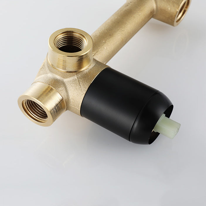 BowLift | Industrial Wall-Mounted Bathroom Faucet 2-Hole Swivel Spout Basin Faucet