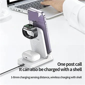 BowLift | 4-in-1 Wireless Phone Stand with Charging