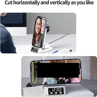 BowLift | 4-in-1 Wireless Phone Stand with Charging