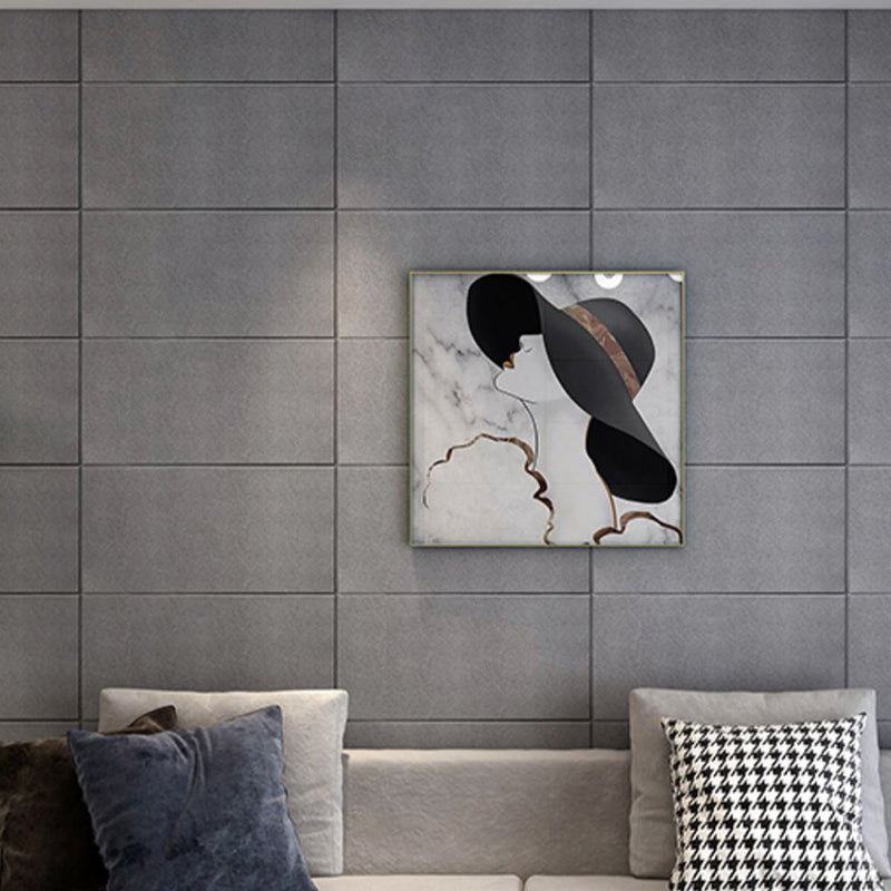 BowLift | Glam Wall Covering Peel and Stick Texture Effect Design Square Wall Panel