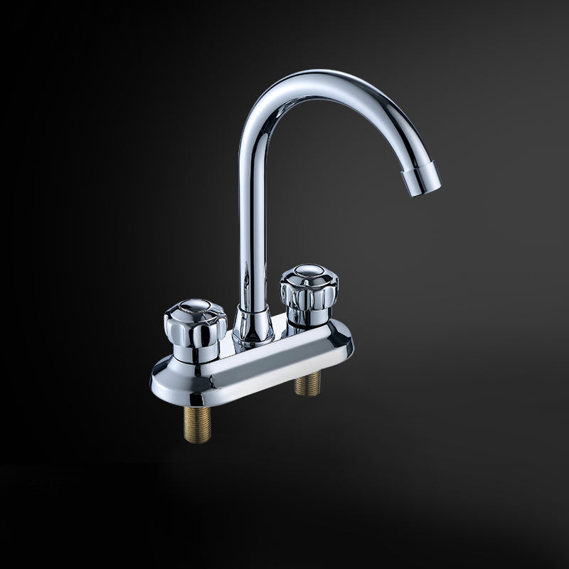 BowLift | High arch conversion faucet two-handle brass sink faucet for the bathroom