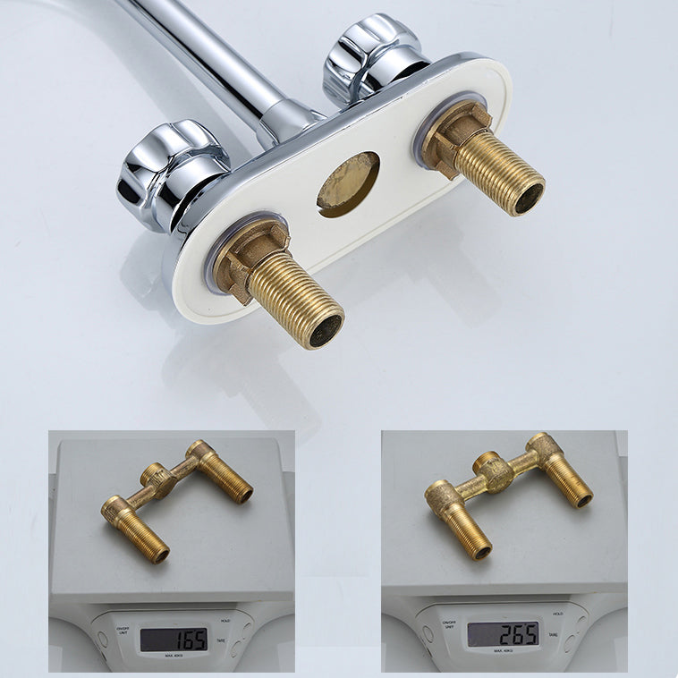BowLift | High arch conversion faucet two-handle brass sink faucet for the bathroom