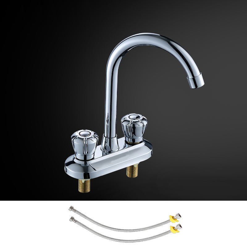 BowLift | High arch conversion faucet two-handle brass sink faucet for the bathroom