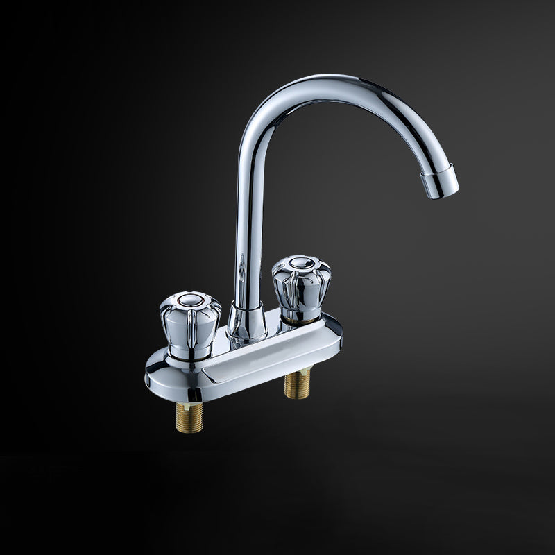 BowLift | High arch conversion faucet two-handle brass sink faucet for the bathroom