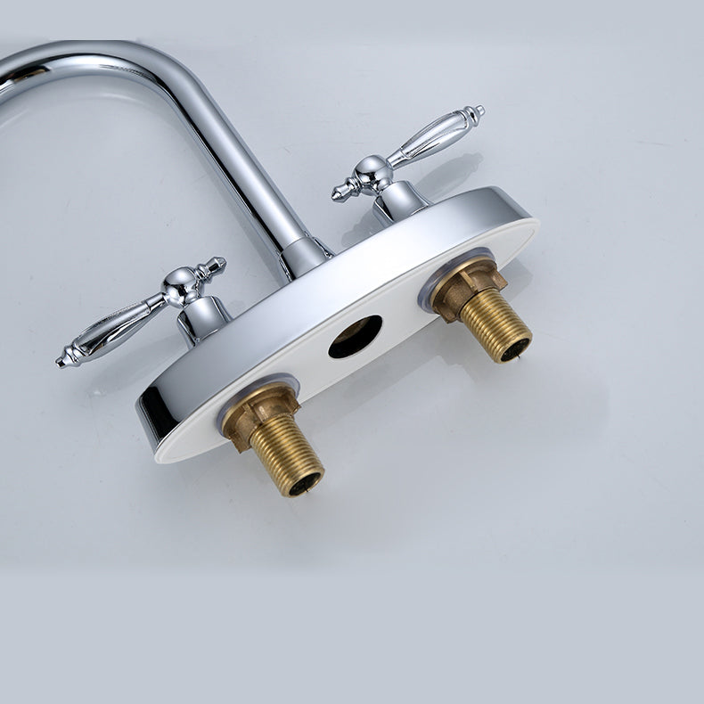 BowLift | High arch conversion faucet two-handle brass sink faucet for the bathroom