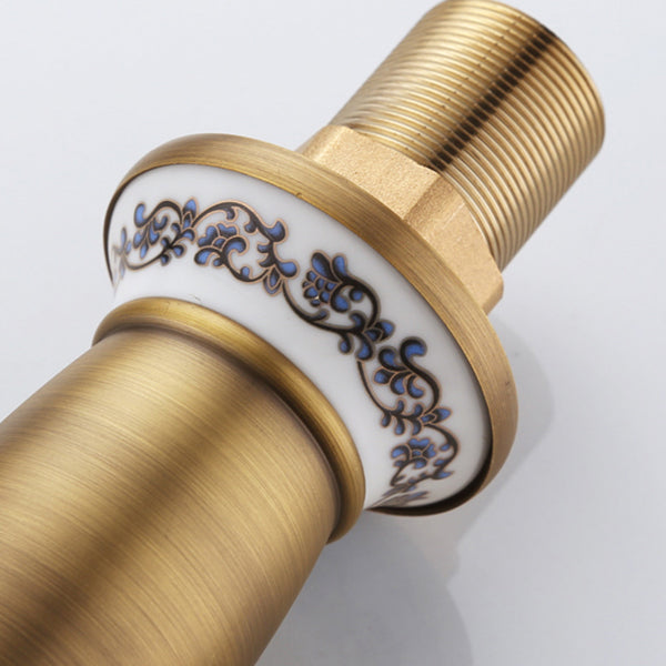 BowLift | Low arch country vessel faucet single lever brass faucet for bathroom