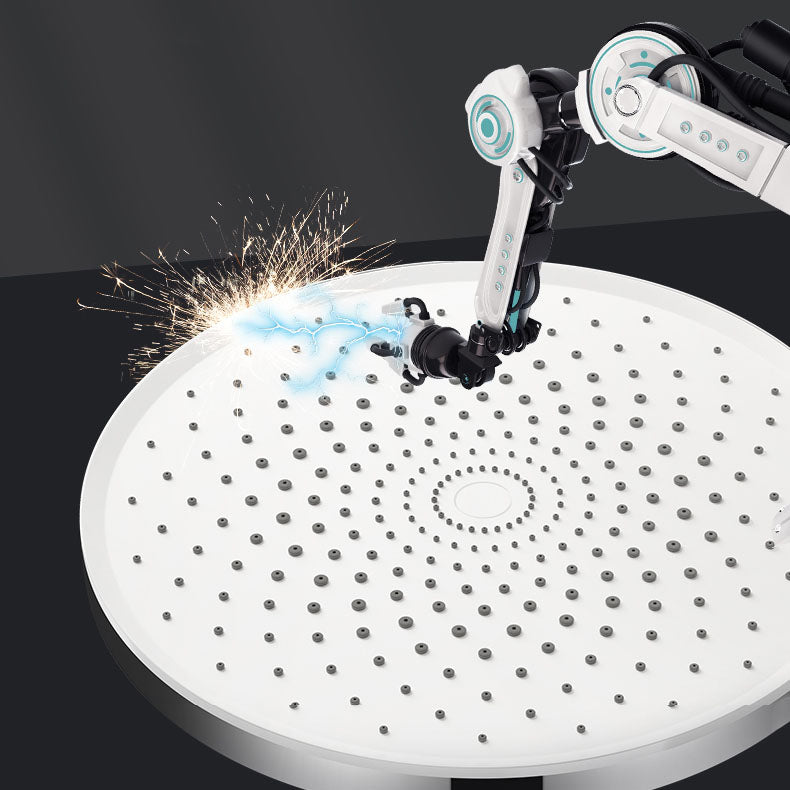 BowLift | Round Fixed Shower Head High Flow Aerated Wall Mount Shower Head