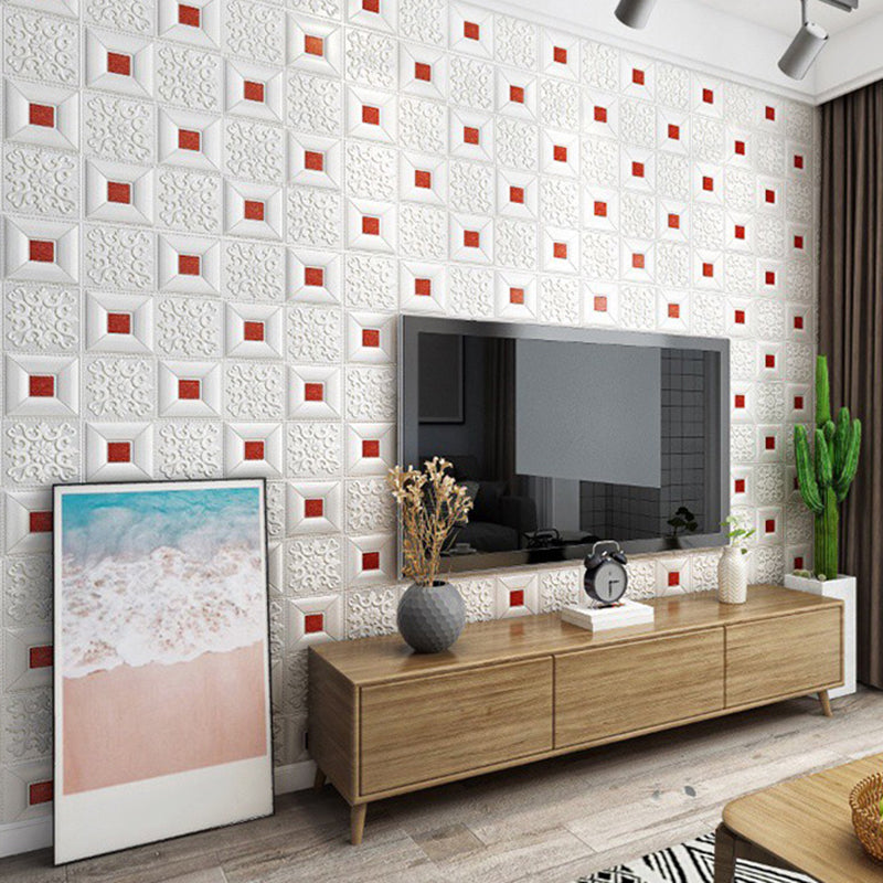 BowLift | Modern wall covering foam 3D embossed peel and stick wall panel