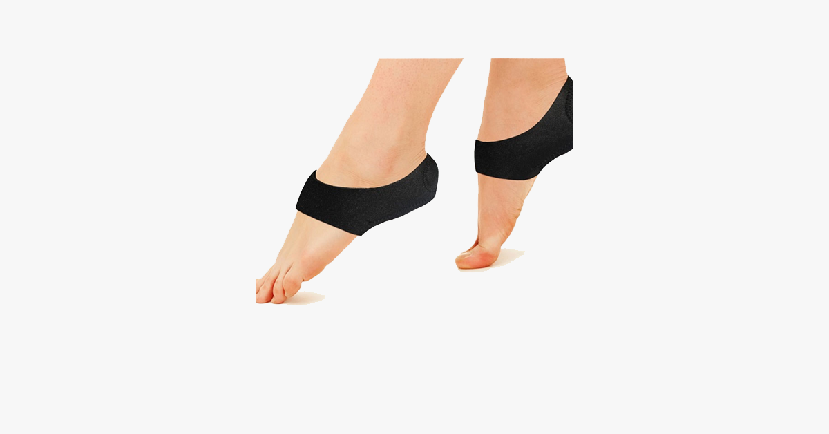 BowLift | 2 pack: Foot shock-absorbing plantar fasciitis therapy wrap