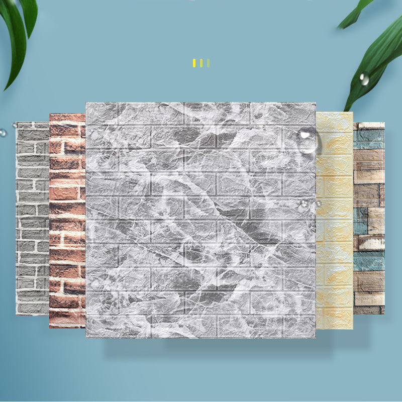 BowLift | 3D embossing interior wall panel self-adhesive square wall panel