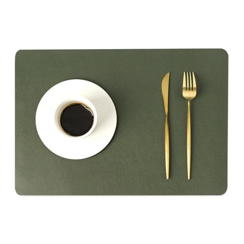 BowLift | Modern rectangular waterproof PU leather placemats