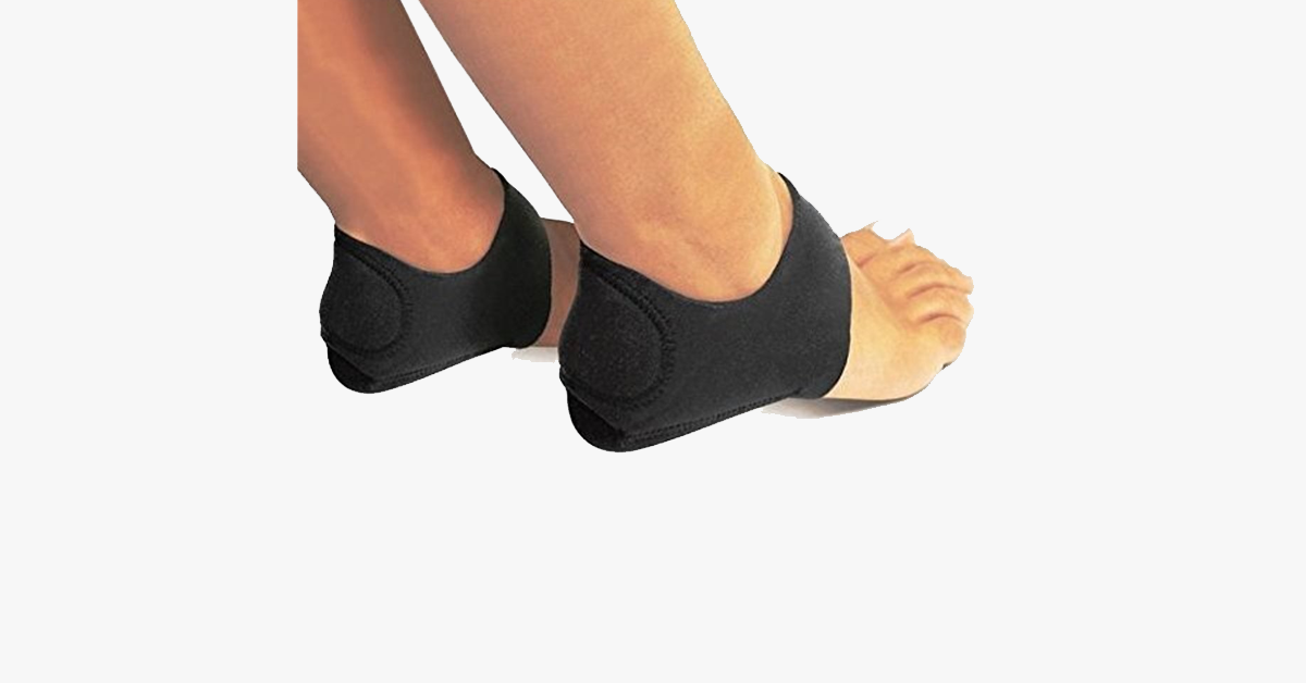 BowLift | 2 pack: Foot shock-absorbing plantar fasciitis therapy wrap