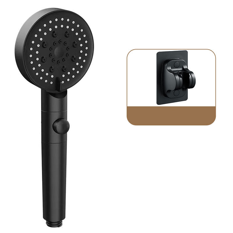 BowLift | Round Print Shower Head 6 Settings Adjustable Water Flow Handheld Shower Head