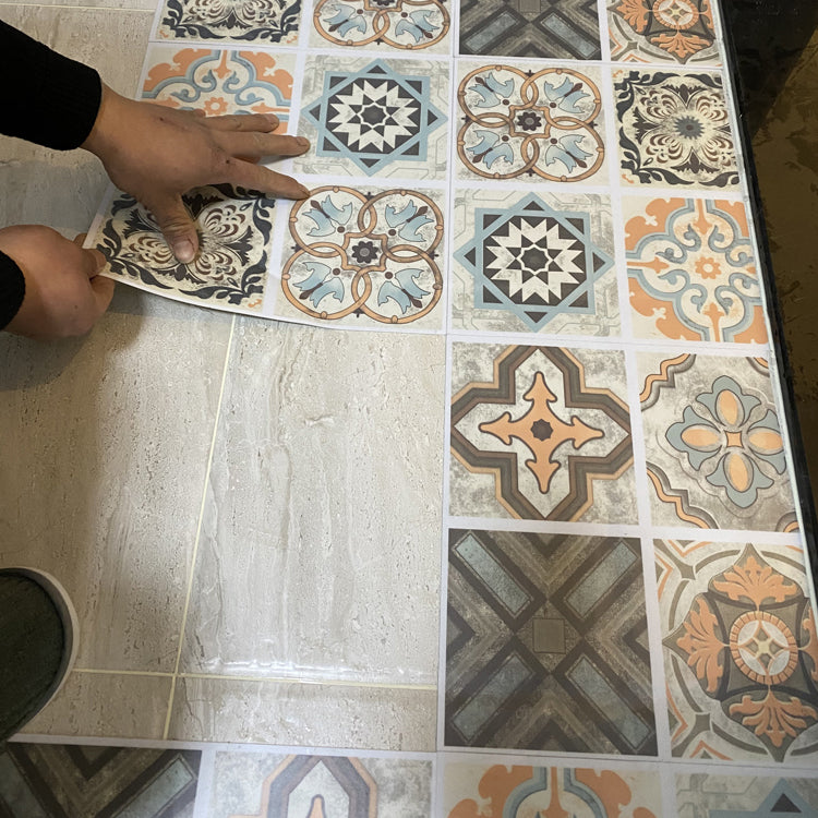 BowLift | Multi-Tonal Style Vinyl Plank Peel and Stick Porcelain Tile Look Vinyl Plank Flooring