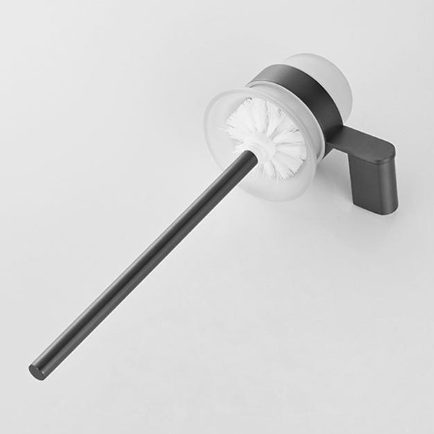 BowLift | 5-piece modern bathroom accessory set made of stainless steel with towel bar/robe hooks/paper holder