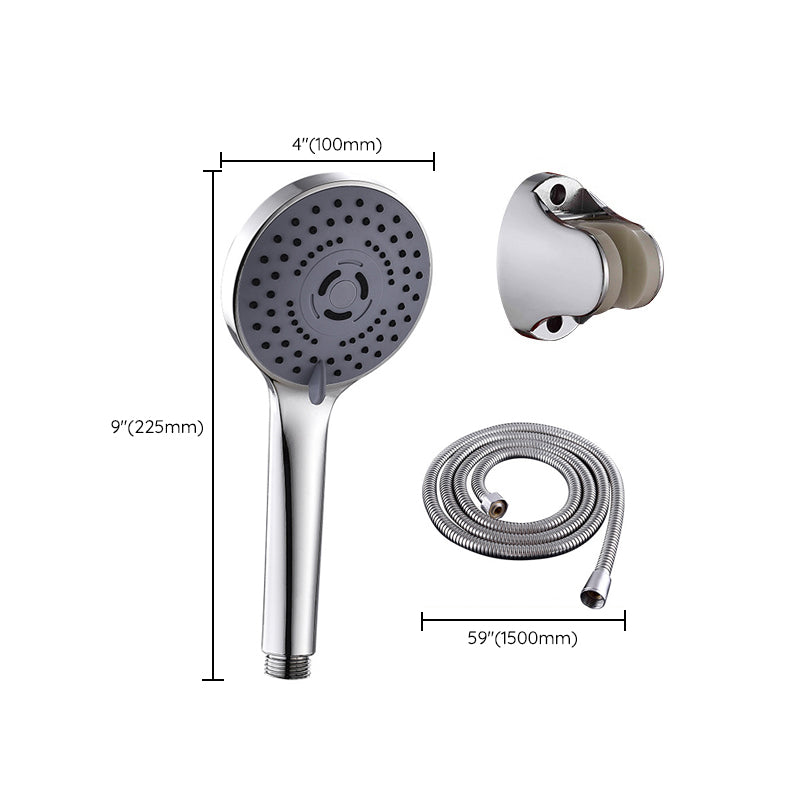 BowLift | Round Shower Head Plastic Shower Head with Adjustable Spray Pattern