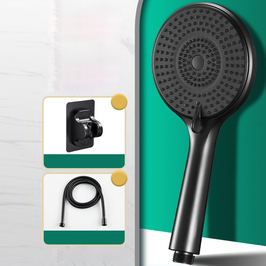 BowLift | Round Shower Head Plastic Handheld Shower with Adjustable Spray Pattern