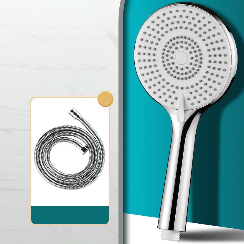 BowLift | Round Shower Head Plastic Handheld Shower with Adjustable Spray Pattern