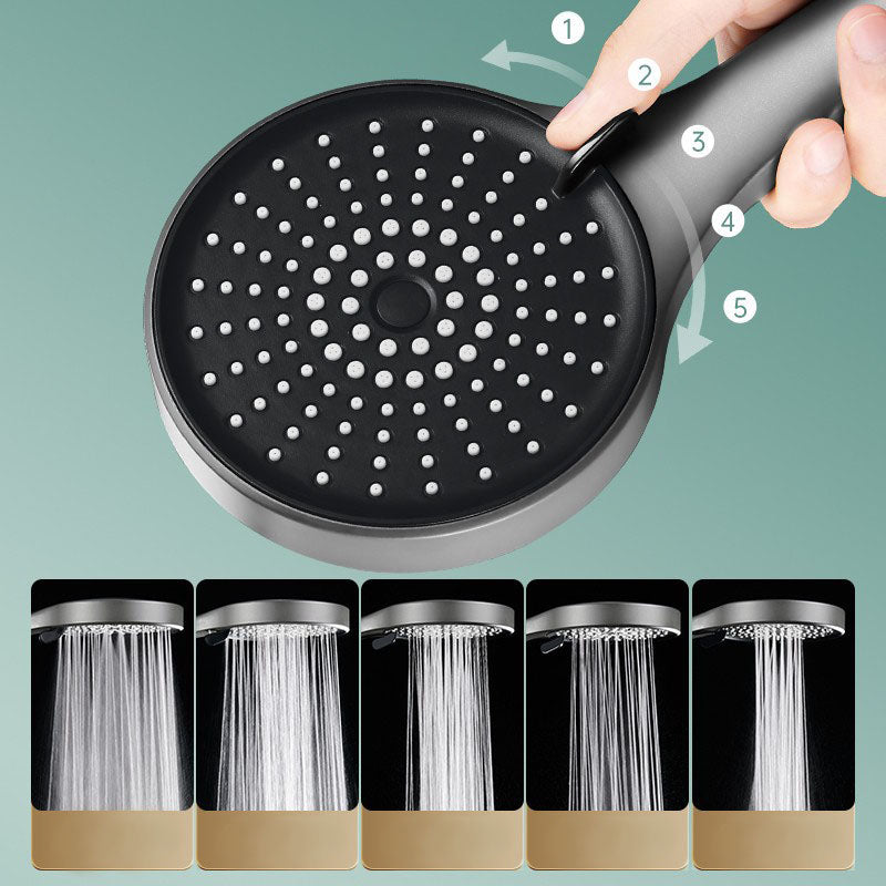 BowLift | Plastic Hand Shower Round Handheld Showerhead with Self-Cleaning