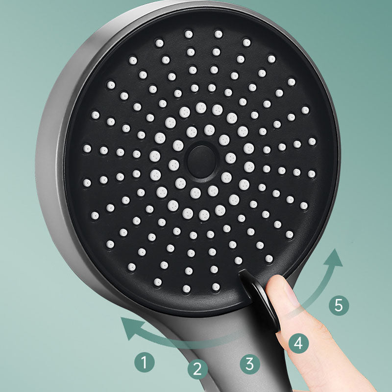 BowLift | Plastic Hand Shower Round Handheld Showerhead with Self-Cleaning