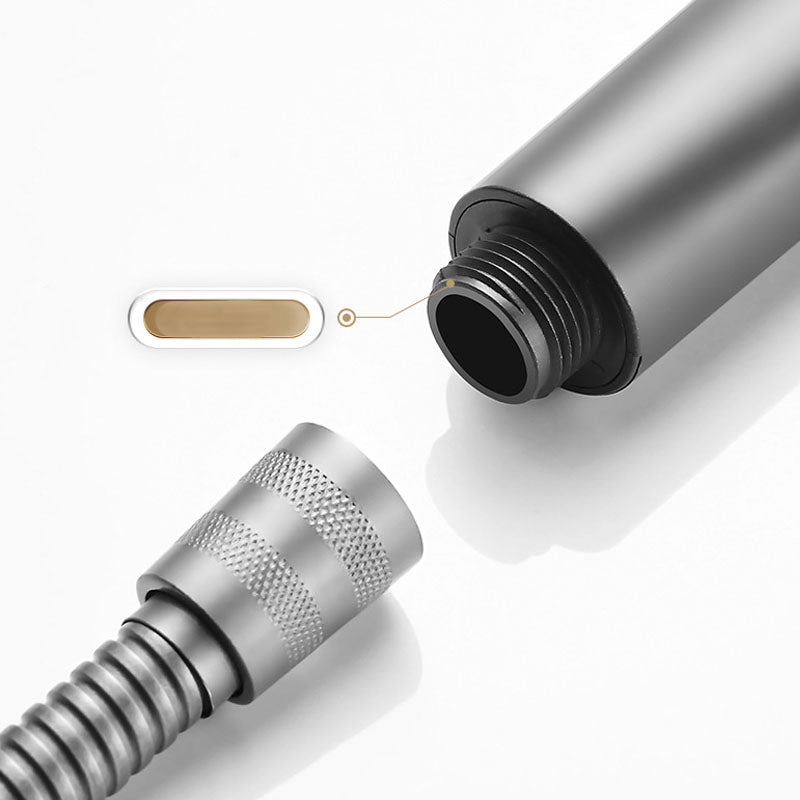 BowLift | Plastic Hand Shower Round Handheld Showerhead with Self-Cleaning