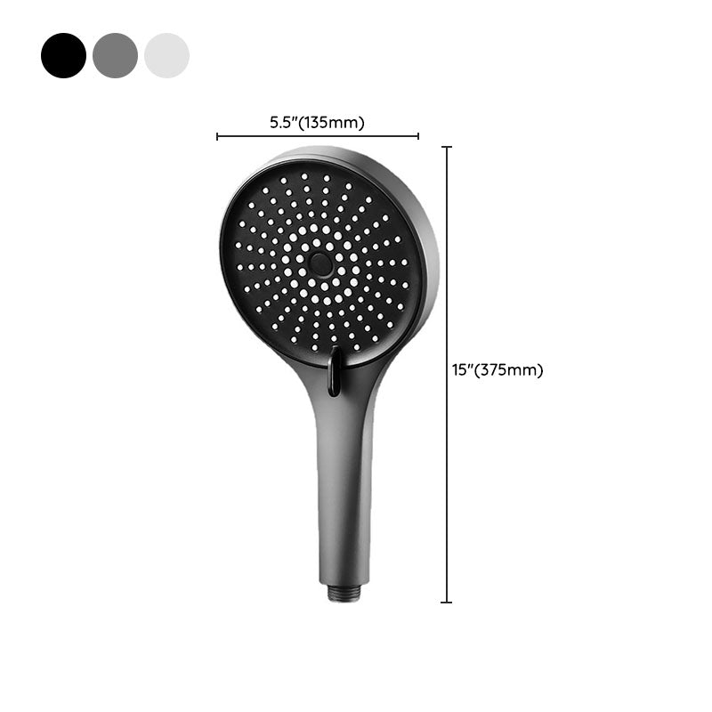 BowLift | Plastic Hand Shower Round Handheld Showerhead with Self-Cleaning
