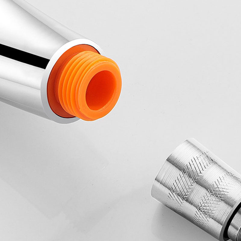 BowLift | Traditional handheld shower head metal hand shower with square shape