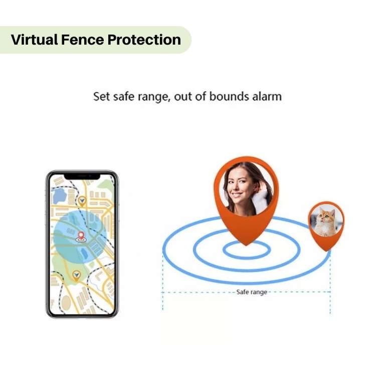 BowLift | #1 Find GPS Cat Tracker with Real-Time Location, Waterproof Design, and Activity Monitoring for Pet Safety and Tracking