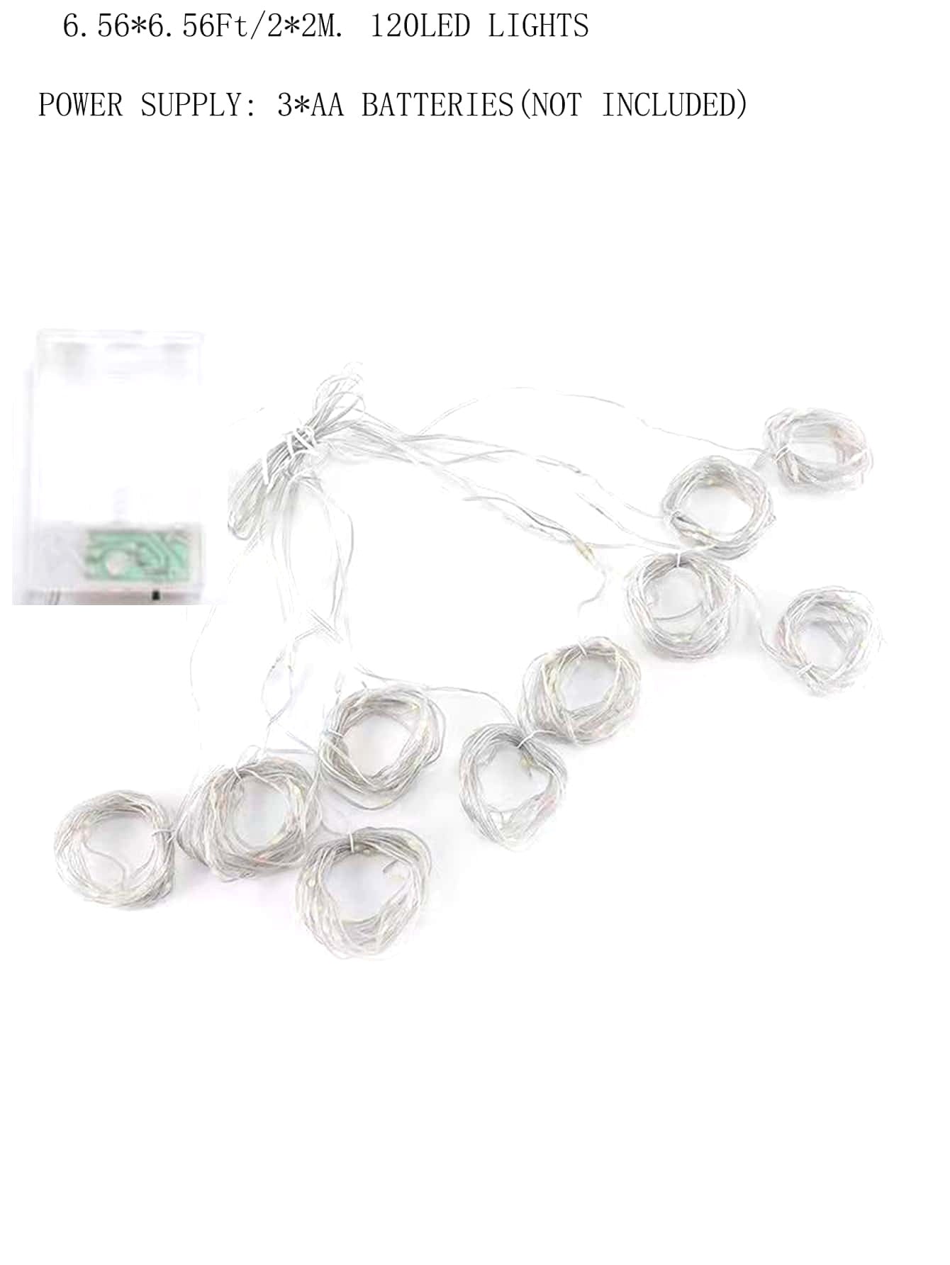 BowLift | 120 LED 2 x 2M Curtain String Lights - New Lighting