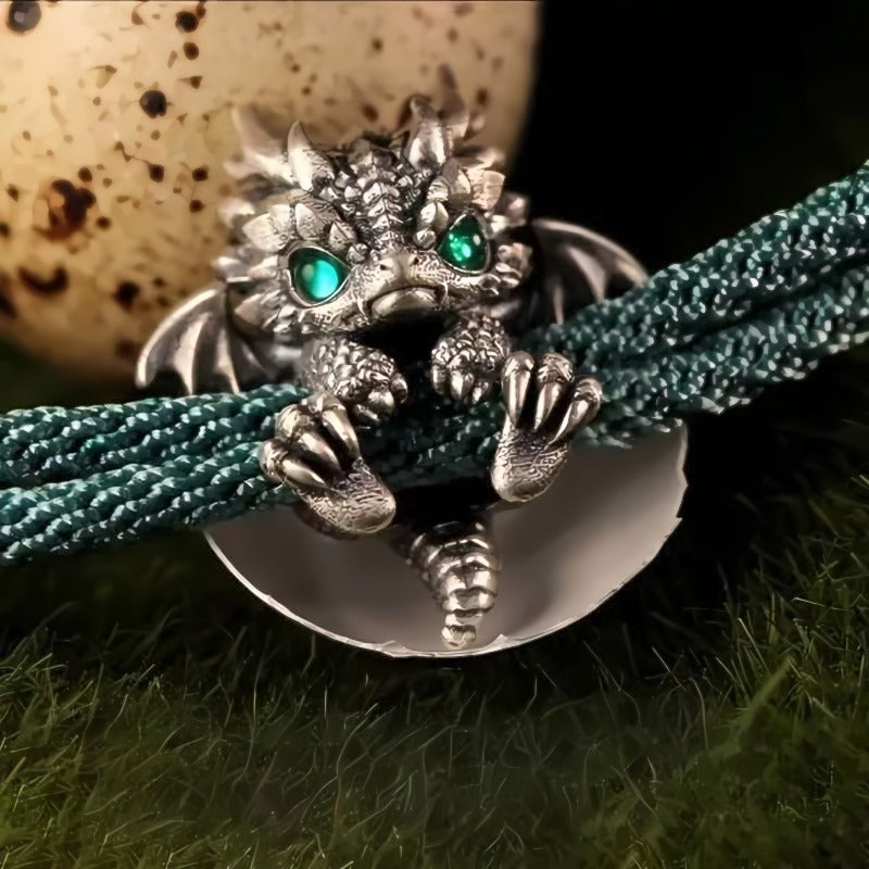BowLift | Cute Silver Dragon Bracelet