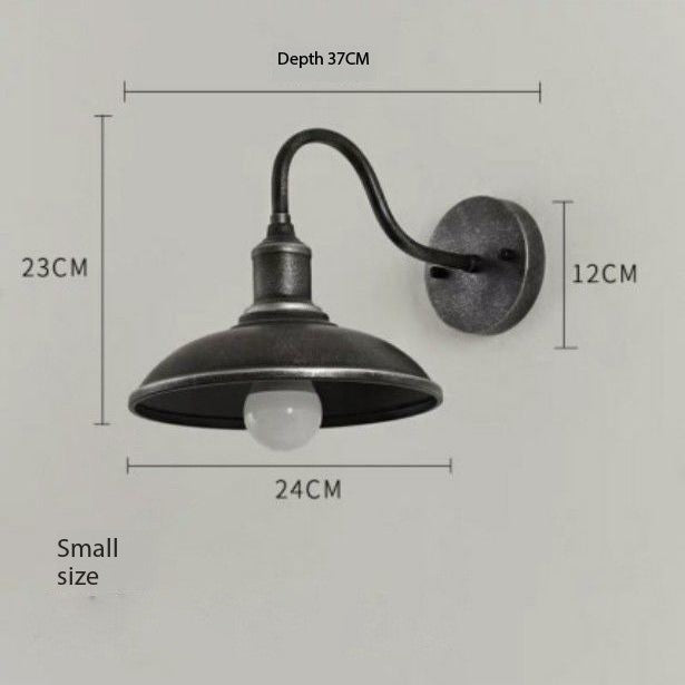 American Style Outdoor Waterproof Wall Sconce (Multiple Finishes, Sloped & Standard Styles)