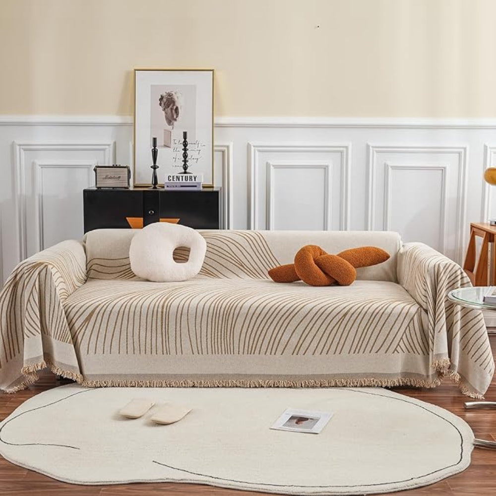 BowLift | Calista Wave Chenille Sofa Cover