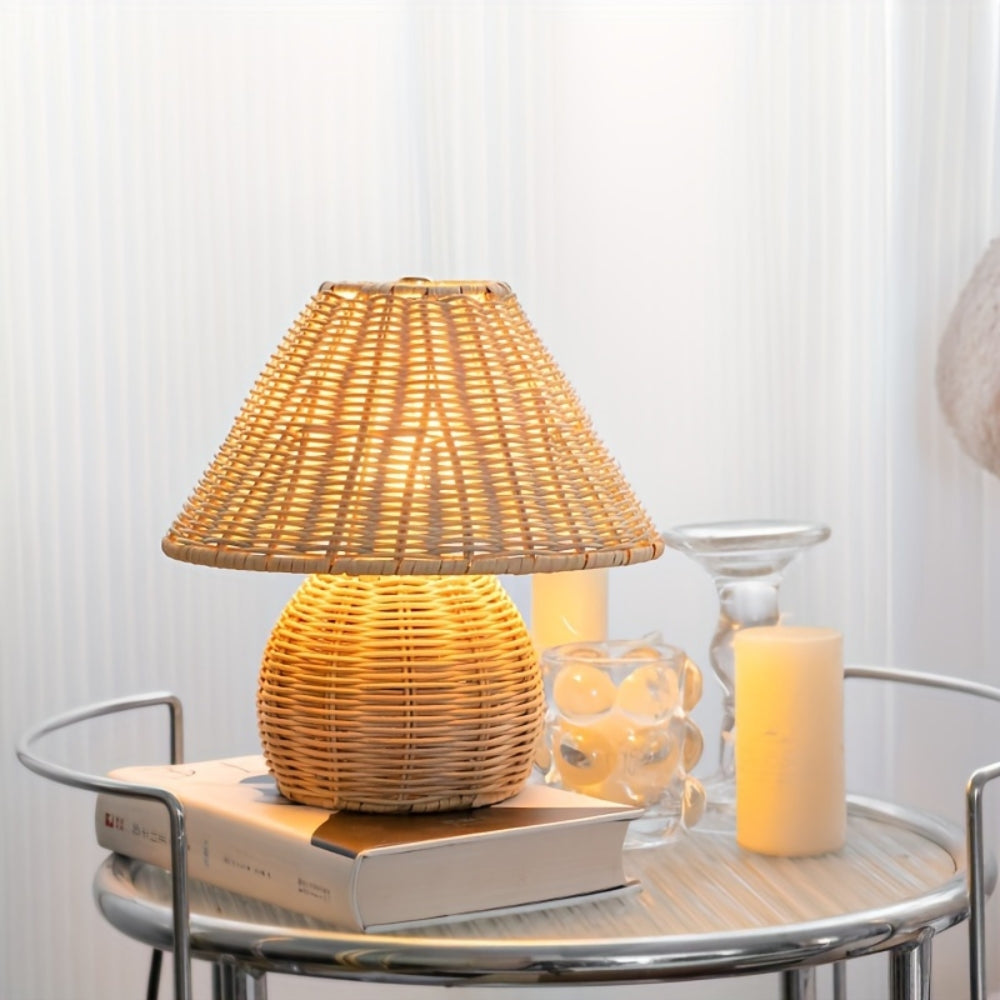 BowLift | Noya Rattan Table Lamp Home Decor