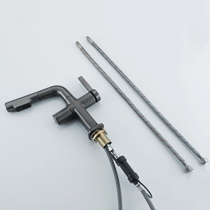 BowLift | Elegant House Brass Aqua View Bathroom Digital Faucet