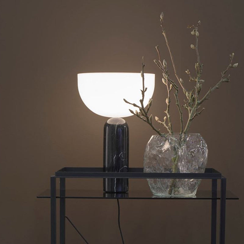 BowLift | MarbleLuxe Lamp - Luxurious Marble Table Lamp with Golden Accents