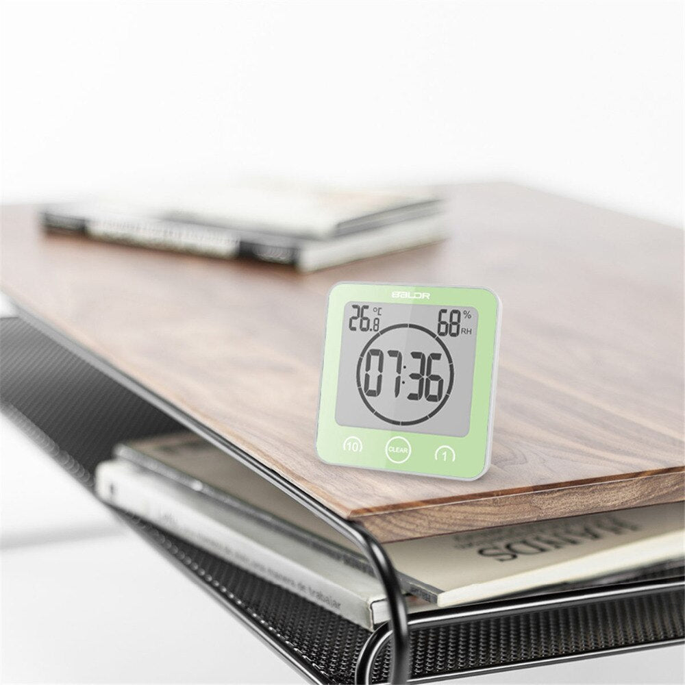 BowLift | Waterproof Shower Clock - Always on time, even in the bathroom!