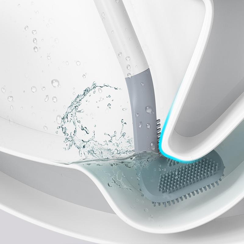 BowLift | Longer Grip Flexible Silicone Golf Toilet Brush