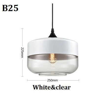 BowLift | EternaGlow Pendant Light made of Glass and Wood | Elegant Design for Your Home