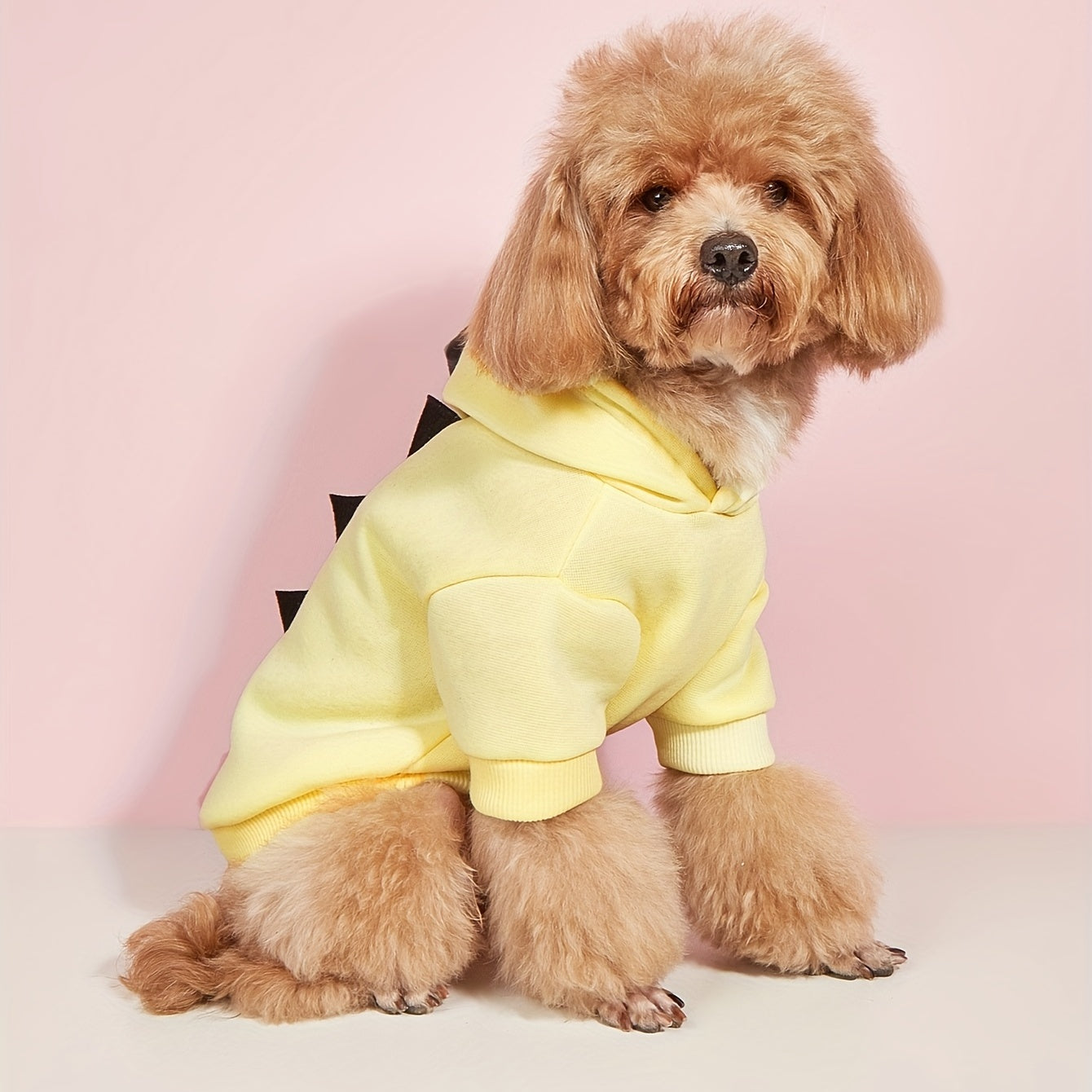 BowLift | Dog Halloween Costume Fleece Dinosaur Hoodie | Pet Outfit Warm