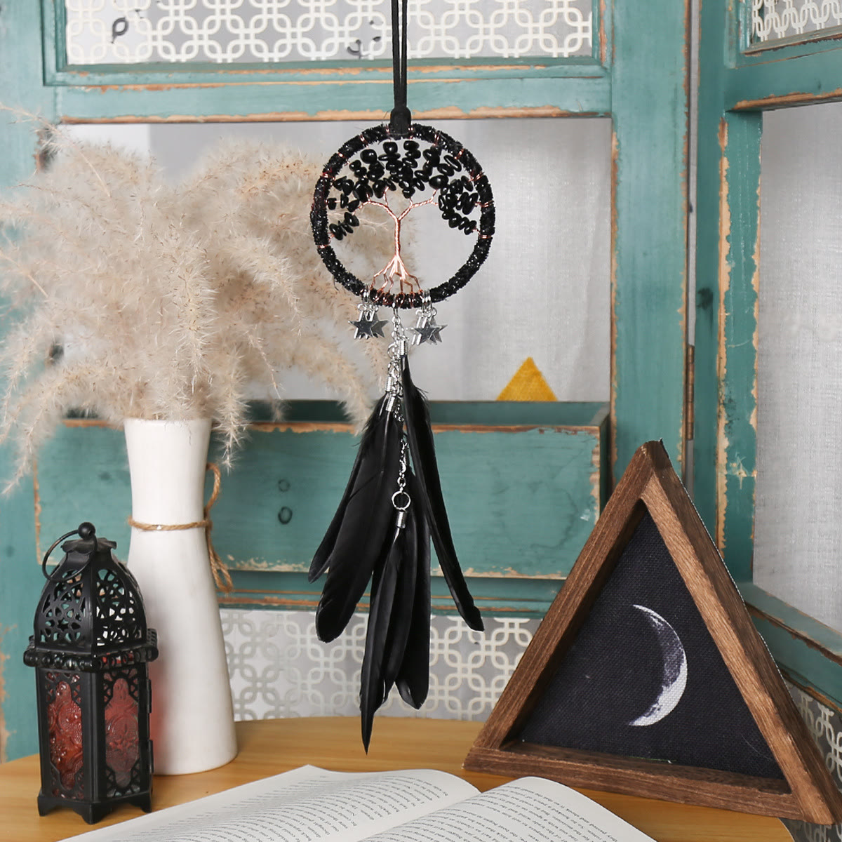 BowLift | Frendorf Tree of Life Gemstone Dreamcatcher Hanging Jewelry